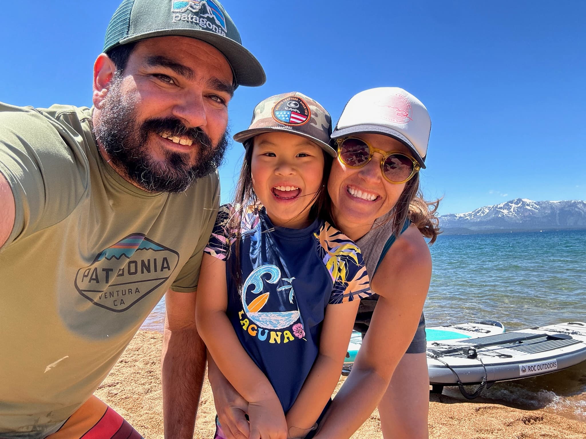 Jesse, owner of Valley Center Small Engine Repair, with his family
